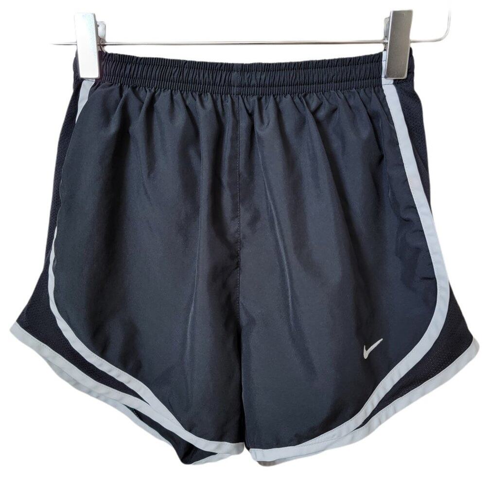 Nike Dri-Fit Tempo Black Athletic Running Shorts - Picture 1 of 9